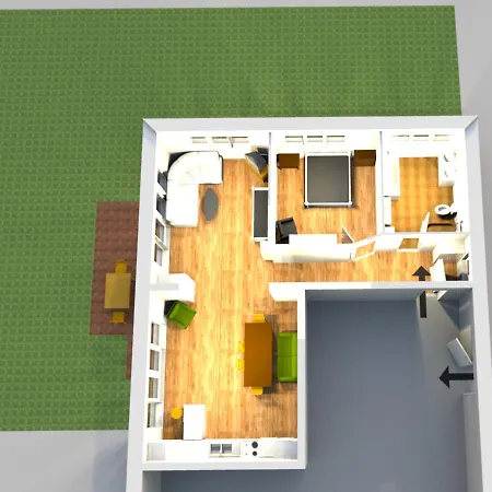 Daire 85 Qm Pauluste Mit Terasse Und Garten