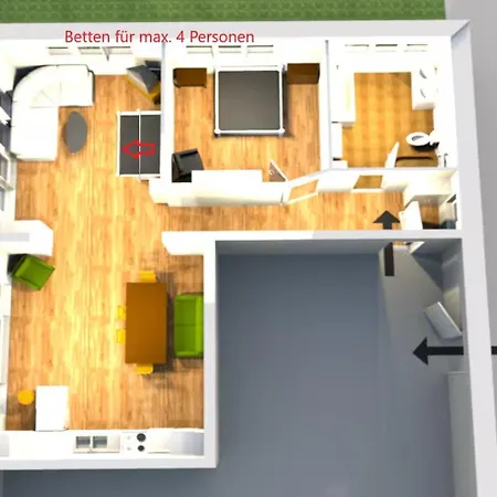 85 Qm Pauluste Mit Terasse Und Garten شقة